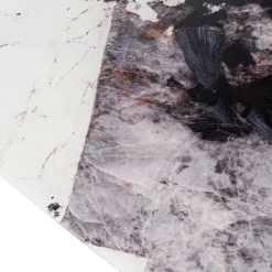 Tavolo Bridge Patagonia effetto marmo e rovere*Morica Design