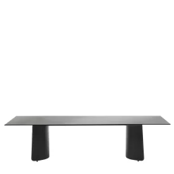 Tavolo Butterfly in Vetro Nero*Enrico Pellizzoni