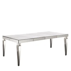 Tavolo Contemporaneo In Vetro Specchiato E Vetro Di Murano*Ongaro & Fuga