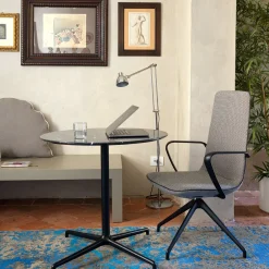 Tavolo da bistrot in marmo Amantis Nero Marquina*Sitia Best