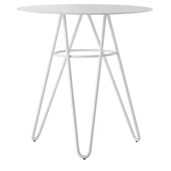Tavolo da bistrot Self White di Giacomo Cattani*TrabA' Hot