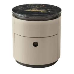 Tavolo da notte Loop con piano in marmo*ReDéco Best