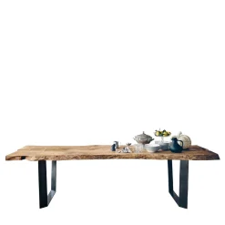 Tavolo da pranzo a 2 pezzi in legno Inulivo*Denovo Wood Clearance