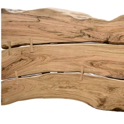 Tavolo da pranzo a 3 pezzi in legno Inulivo*Denovo Wood Sale