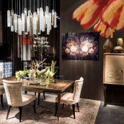 Tavolo da pranzo Adam con piano in marmo*VGnewtrend Best