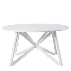 Tavolo da pranzo da esterno Uni 150 in marmo bianco*Veltha Outdoor Stone Design Best