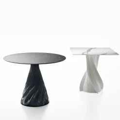 Tavolo da pranzo in bioplastica nera Soho*Elli Sale