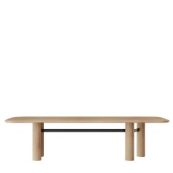 Tavolo da pranzo in legno di rovere naturale Ares RN*Ultramobili Sale