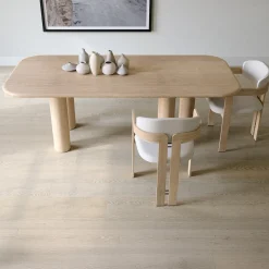 Tavolo da pranzo in legno di rovere naturale Ares RN*Ultramobili Sale