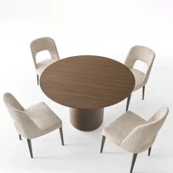 Tavolo da pranzo in legno di rovere Globo*Franco Bianchini Discount