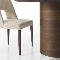 Tavolo da pranzo in legno di rovere Globo*Franco Bianchini Discount