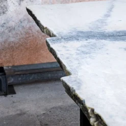 Tavolo da pranzo in marmo e legno di rovere Candoglia Candoglia*Riccardo Monte Discount