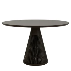 Tavolo da Pranzo in Marmo Nero Emperador Marilyn*Morelato New