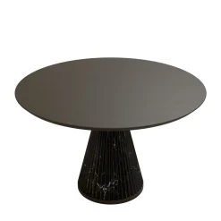 Tavolo da Pranzo in Marmo Nero Emperador Marilyn*Morelato New