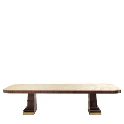 Tavolo da pranzo in palissandro e mogano*Provasi Clearance