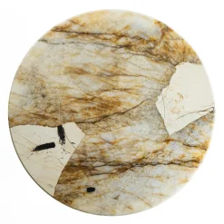 Tavolo da pranzo Kalos ED/50 604-180 con Lazy Susan in marmo Patagonia*Zanaboni Online