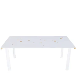 Tavolo da pranzo Lastra laccato bianco*Chendù Online