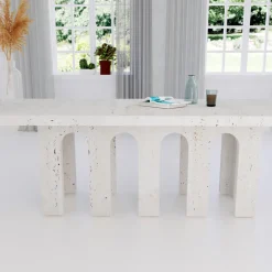 Tavolo da pranzo Portici in marmo Travertino*Dimarmo Best