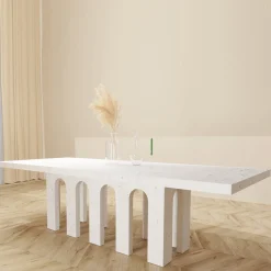 Tavolo da pranzo Portici in marmo Travertino*Dimarmo Best