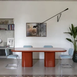 Tavolo da pranzo Pranzo Rosso*Punto Zero Sale