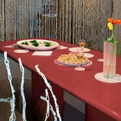 Tavolo da pranzo Pranzo Rosso*Punto Zero Sale