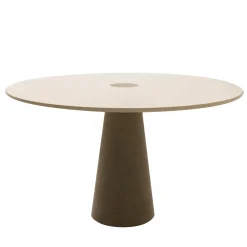 Tavolo da pranzo rotondo Centro 72 in pietra di Gumdesign*Pimar Limestone Online