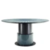 Tavolo da pranzo rotondo blu Altobasso*Cafedesart Clearance