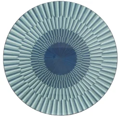 Tavolo da pranzo rotondo blu Altobasso*Cafedesart Clearance