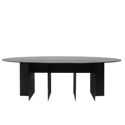 Tavolo da pranzo Roy Oval Black di Filippo Montaina*Chelini Hot