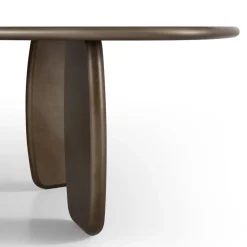 Tavolo da pranzo soap laccato bronzo ossidato*Morica Design