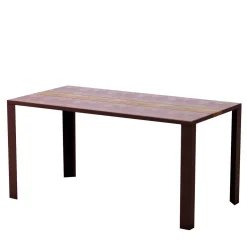 Tavolo lineare in acciaio corten*TrackDesign Best