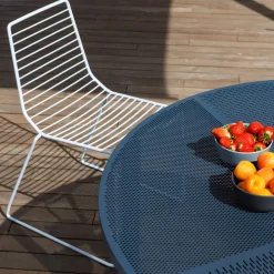 Tavolo neo circolare blu*TRUE