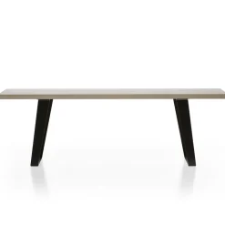 Tavolo rettangolare in acciaio Japan di Franco Poli*BBB Italia Outlet