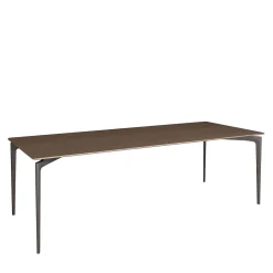 Tavolo rettangolare Liuto Rovere di Giuseppe Bavuso*Alivar