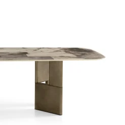 Tavolo Tetris con piano in vetro*Morica Design