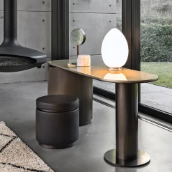 Tavolo Vanity Loop con piano in metallo*ReDéco Outlet