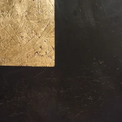 Testiera del Letto in Legno Nero e Oro*Stefano Gerini Best