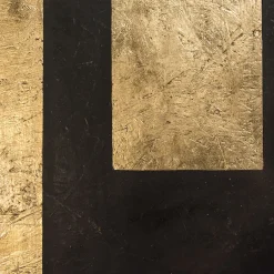 Testiera del Letto in Legno Nero e Oro*Stefano Gerini Best