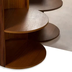 Testiera Verale in legno e acciaio con comodini integrati*Maria Vittoria Paggini Discount