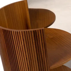 Testiera Verale in legno e acciaio con comodini integrati*Maria Vittoria Paggini Discount