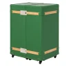 Trunk guardaroba Saint-Tropez verde con inserti in rovere*laErre Trunks New
