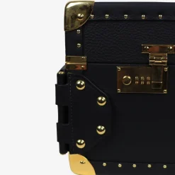Valigia Regale trapuntata piccola nera*Terrida Online