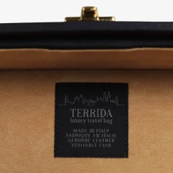 Valigia Regale trapuntata media nera*Terrida Outlet