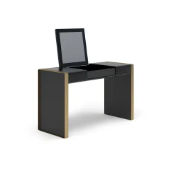 Vanity Chloè in legno nero con specchio*Living Couture Outlet