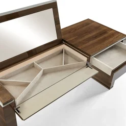 Vanity Crystal in Noce Canaletto Lucido*Franco Bianchini