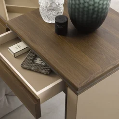 Vanity Crystal in Noce Canaletto Lucido*Franco Bianchini