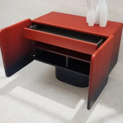 Venere 2 Gradiente Rosso-Nero Madia Arrotondata*Ultramobili Hot