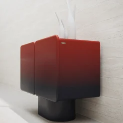 Venere 2 Gradiente Rosso-Nero Madia Arrotondata*Ultramobili Hot