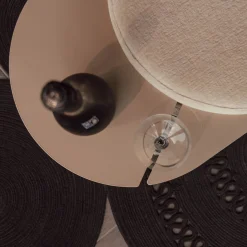 Versatile pouf dorato e argentato*Splot Design Hot