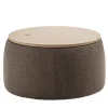 Verto Pouf e Tavolino da Caffè Rotondo Marrone*Durame Online